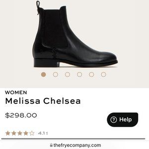 Frye Women's Melissa Chelsea Boot Size 9 Black